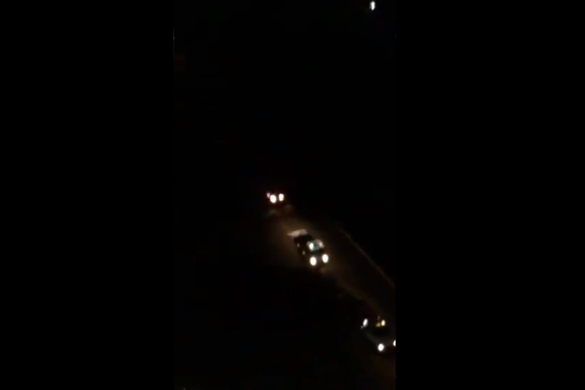 Tres tanquetas, motorizados y vehículos GNB pregonan en Puerto Ordaz que no habrá más gasolina por esta semana
