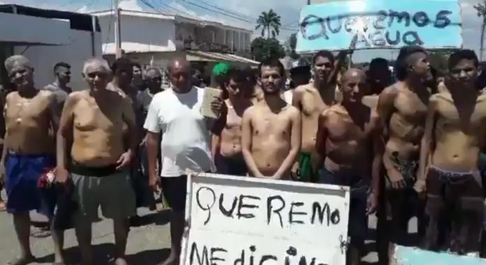 [VIDEO] Presos del retén de Cabimas protestaron en la calle