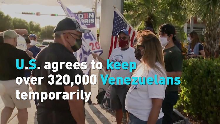 U.S. agrees to keep more than 320,000 Venezuelan refugees temporarily