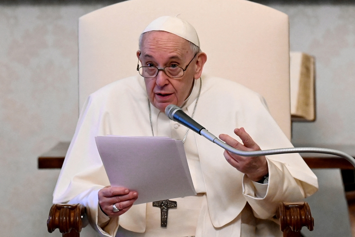 El Papa rechazó toda «intervención de afuera» en Venezuela