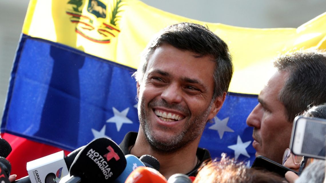 Venezuela asks Spain to extradite opposition leader Leopoldo López